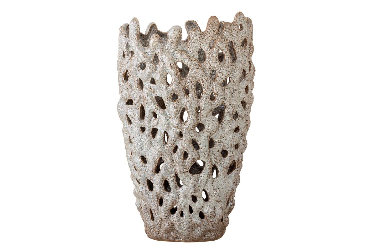 Vase „Flecht“ – aus Steingut