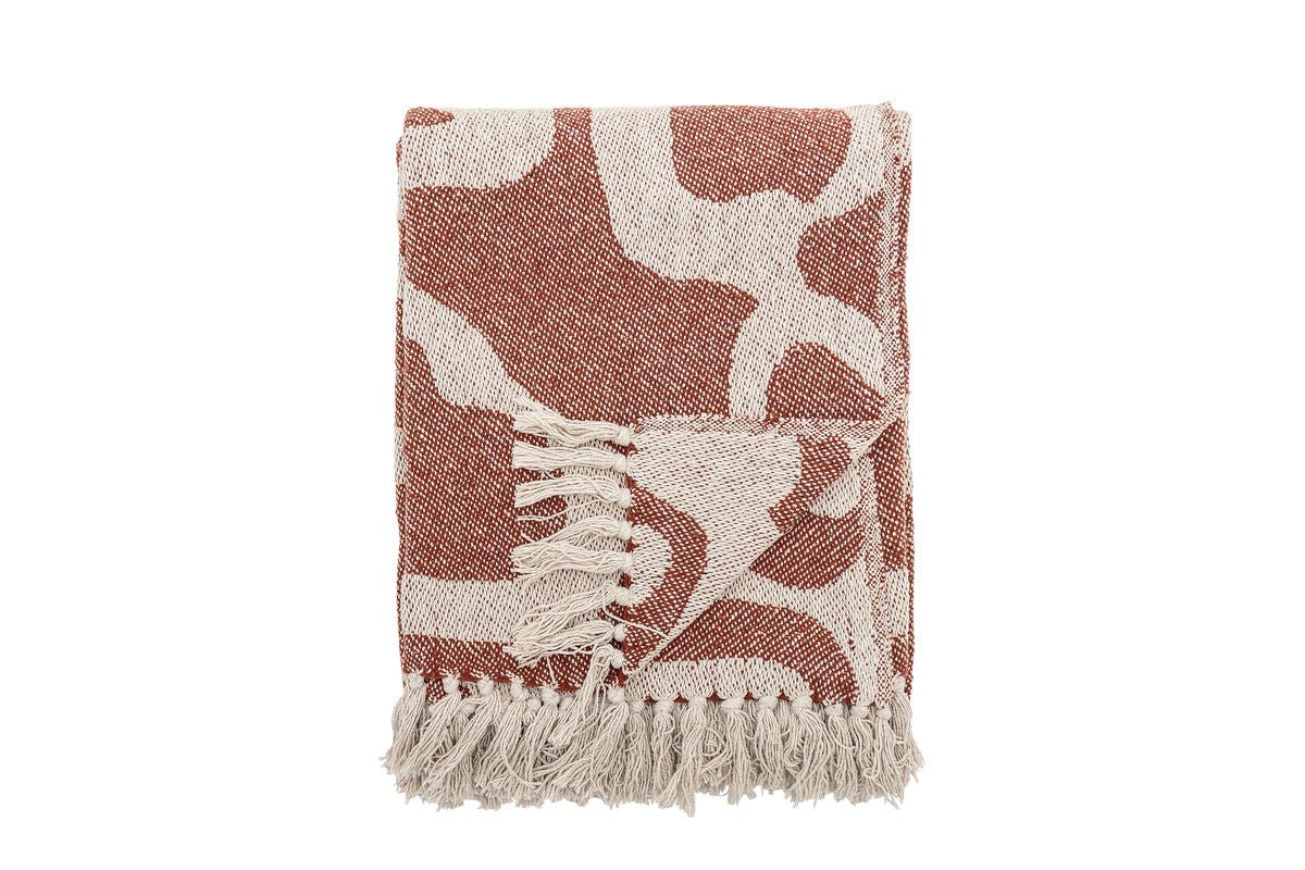 Tagesdecke Maris – recycelte Baumwolle mit Wellenmuster