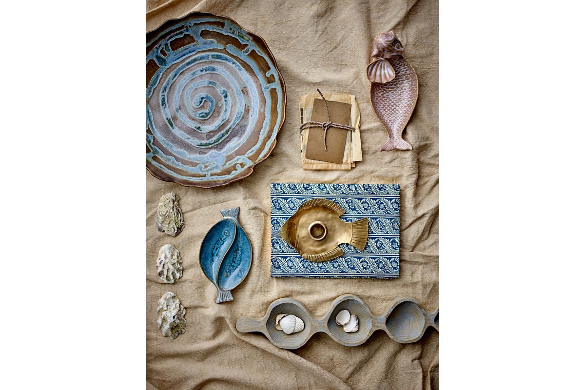 Kerzenhalter „Pisaro“ – Metall in Goldoptik