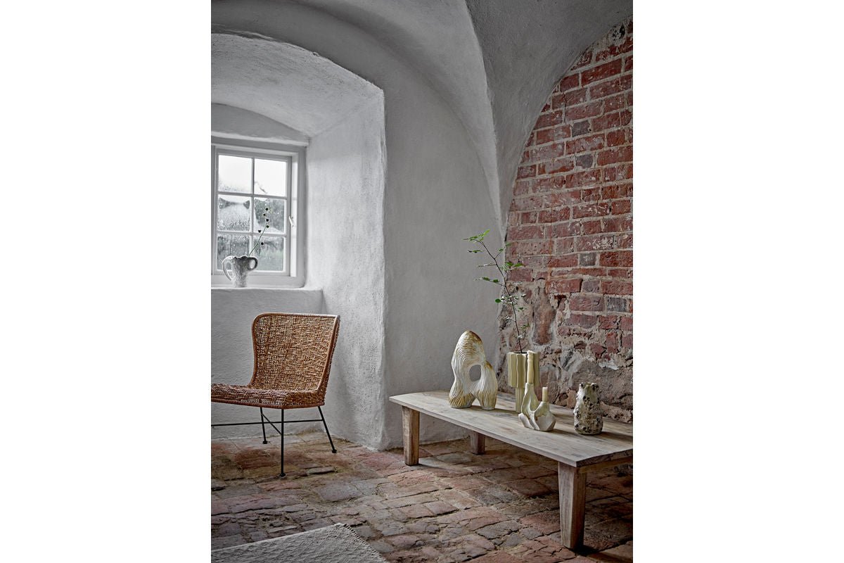 Vase Siam - Natur, aus Steingut