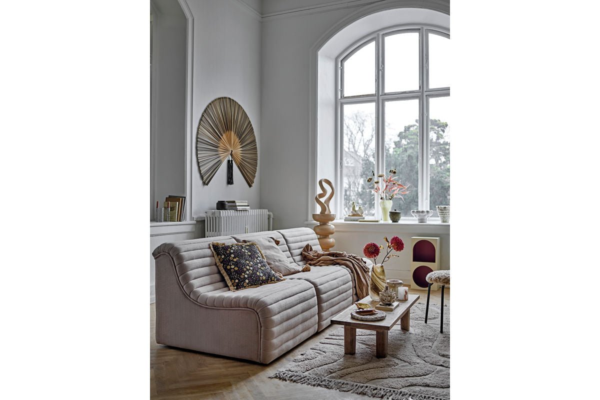 Lounge Sessel Taupe - im modernen Retro Look