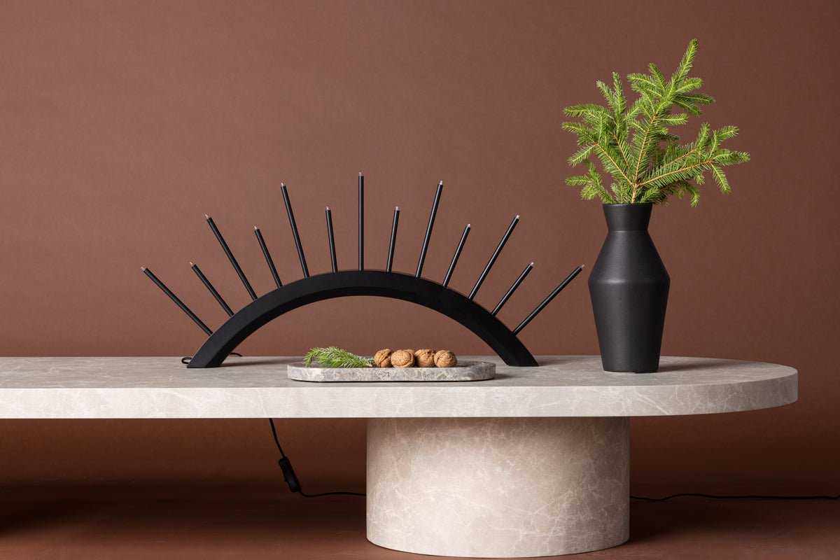 Weihnachtsbeleuchtung Lumin - Rundbogenbeleuchtung in Schwarz