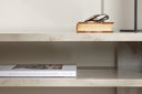 Designer TV-Lowboard Larenzo - Beige in Marmoroptik