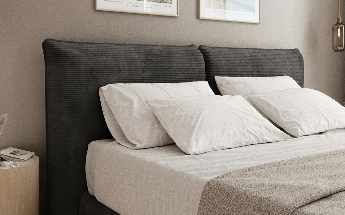 Boxspringbett Pillo in Cord