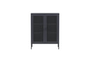 Kommode Linje – In Grau mit zwei Türen