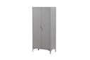 Designer Schrank Piring - in schlichtem Grau