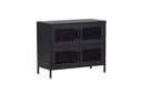 Kommode Berit – Industrial Design in Schwarz