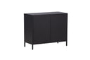 Kommode Berit – Industrial Design in Schwarz