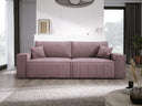 Designer Sofa Velanova 3 Sitzer Cord mit Schlaf- und Klappfunktion