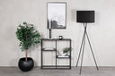Regal Nerado – Schwarzes Metallregal im minimalistischen Design