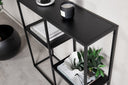 Regal Nerado – Schwarzes Metallregal im minimalistischen Design