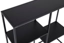 Regal Nerado – Schwarzes Metallregal im minimalistischen Design