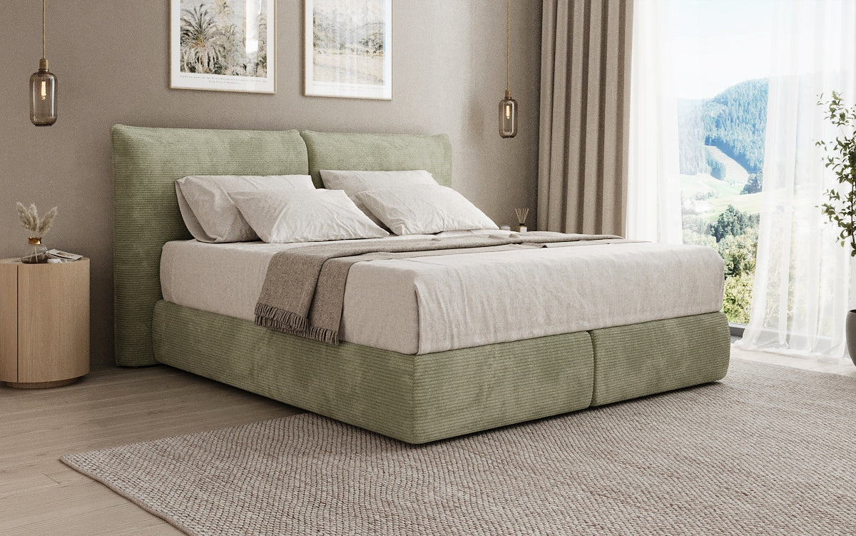 Boxspringbett Pillo in Cord