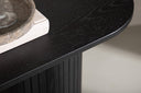 Beistelltisch Lina – in drei Farben mit Rippendetails