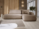 Designer Ecksofa Babu Bouclé mit Schlaf- und Klappfunktion