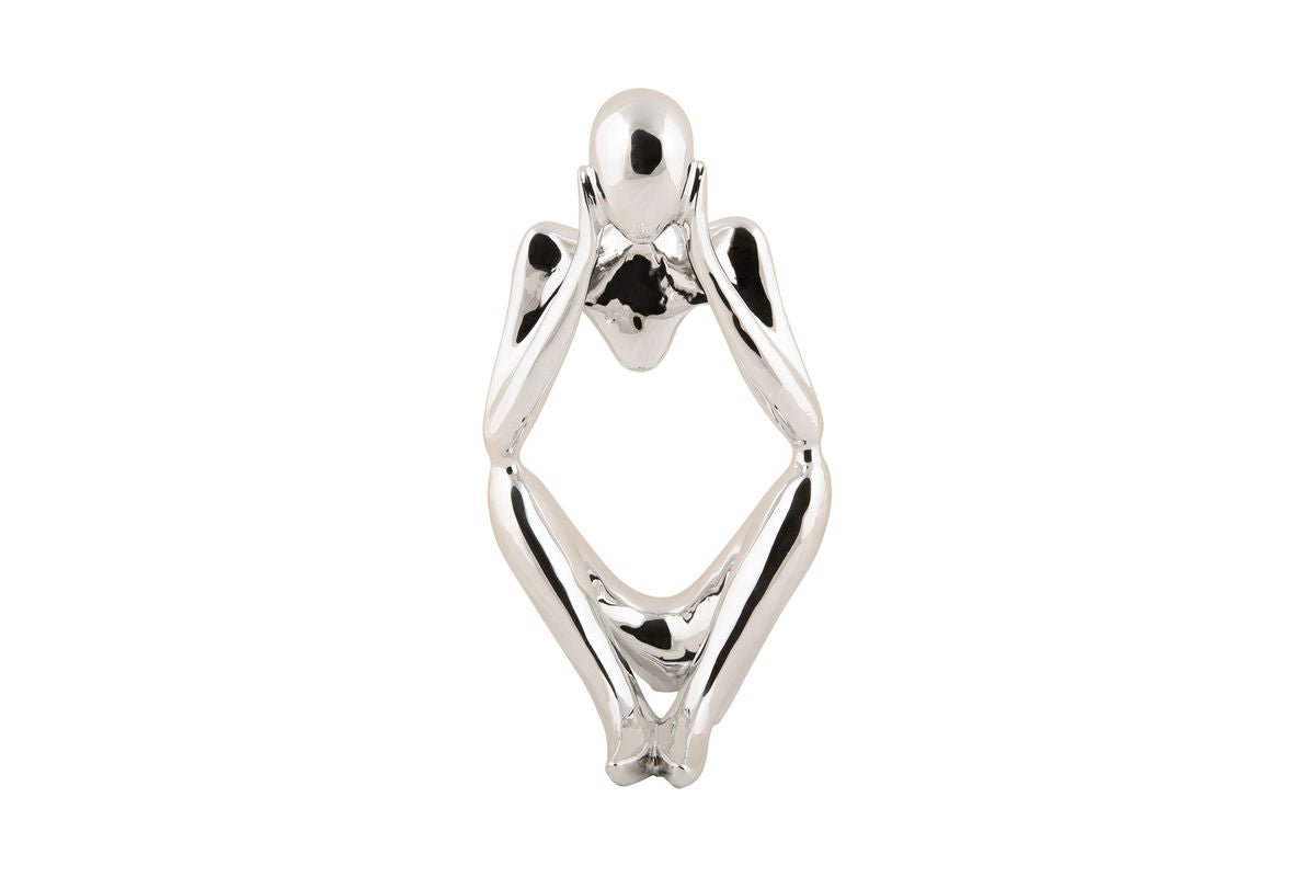 Statue „Dreamer“ – Polyresin mit glänzender Oberfläche