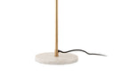 Tischlampe Vindor - Designleuchte aus Eisen mit Wellenschirm