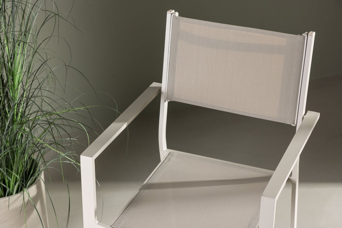 2er Set - Gartenstuhl Karibik aus Aluminium/Textilene