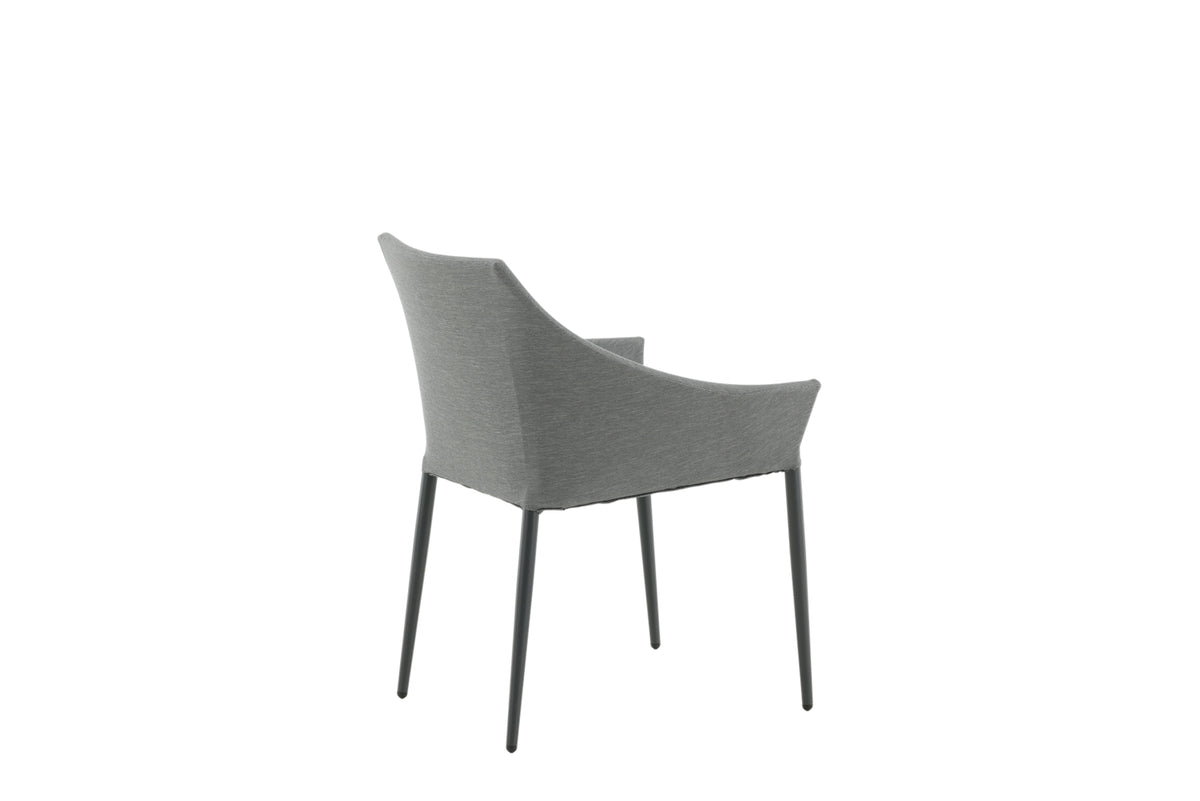 2er Set - Gartenstuhl Sophia aus Aluminium/Polyester