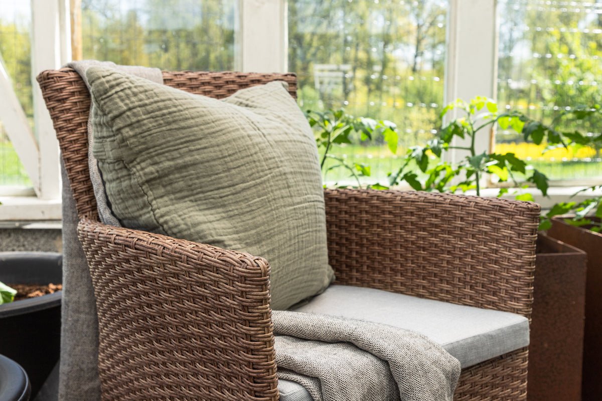 2er Set - Marina Gartenstuhl in Rattanoptik