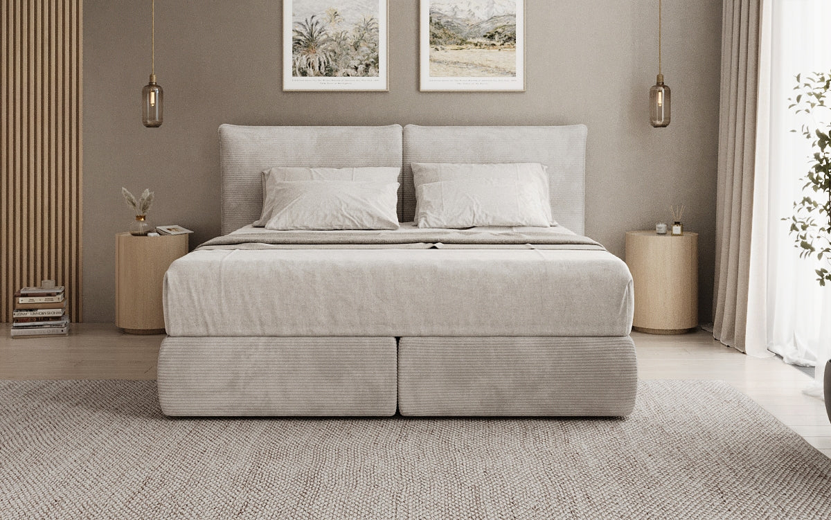 Boxspringbett Pillo in Cord