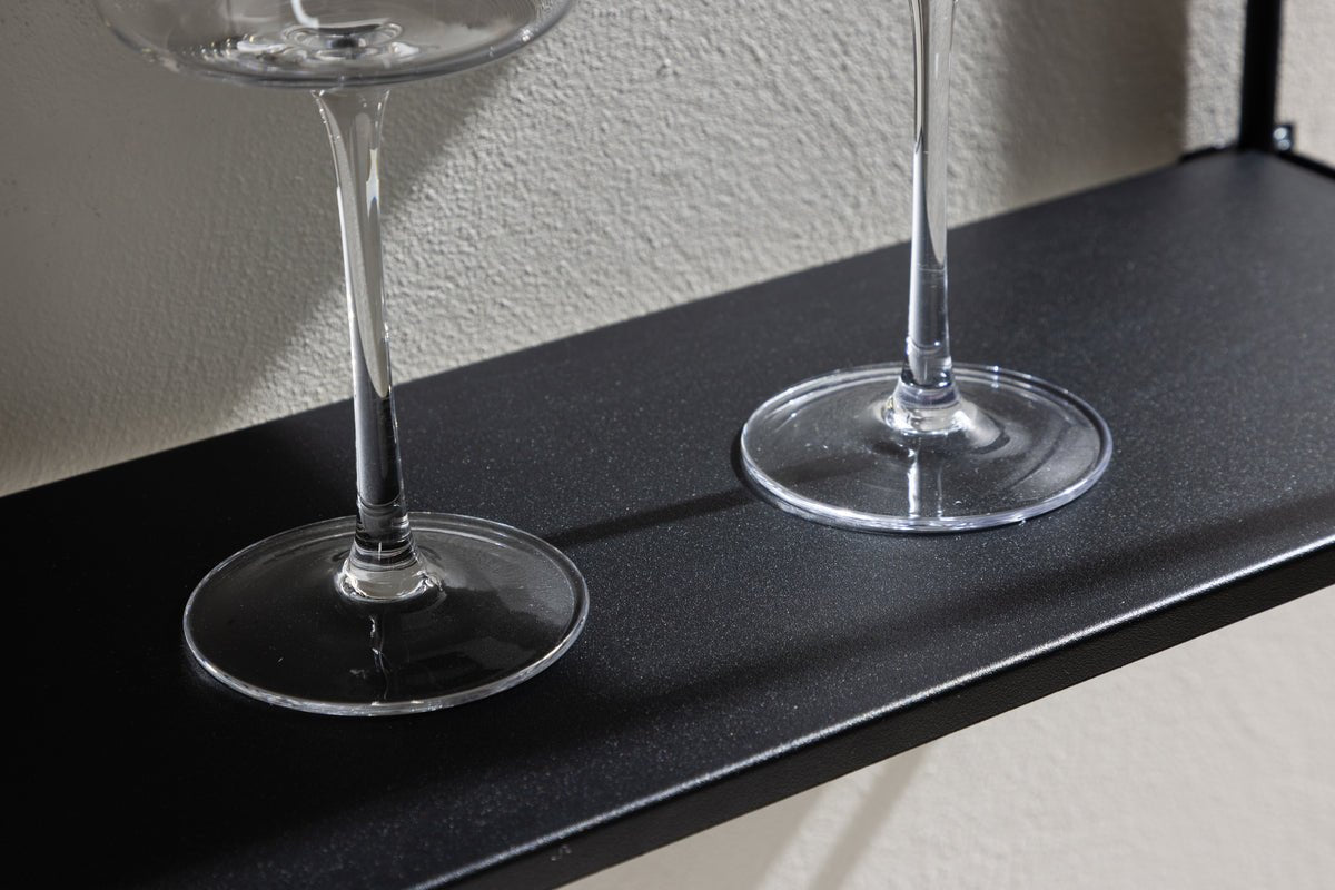 Wandregal Lyon – Wandregal in Beige oder Schwarz, klein & groß