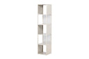 Regal Buenos Aires – hohes Standregal in Beige mit 4 Fächern