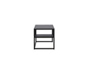 Designer TV-Lowboard Arvigo – Beige/Schwarz, Matt, aus Stahl