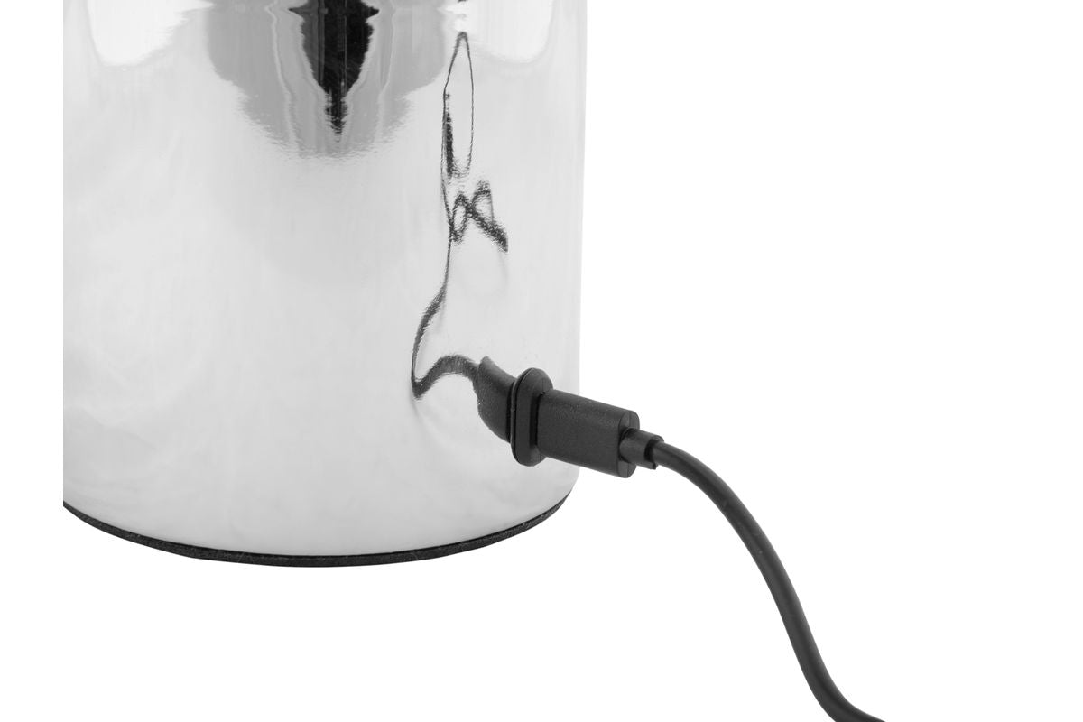 Tischlampe Eldra - in Chrom mit LED