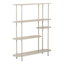 Standregal Velsira – aus Metall in Sandfarbe