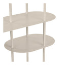 Standregal Velsira – aus Metall in Sandfarbe
