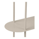 Standregal Osmira – aus Metall in Sandfarbe