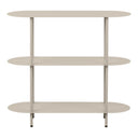 Standregal Kaldora – aus Metall in Sandfarbe
