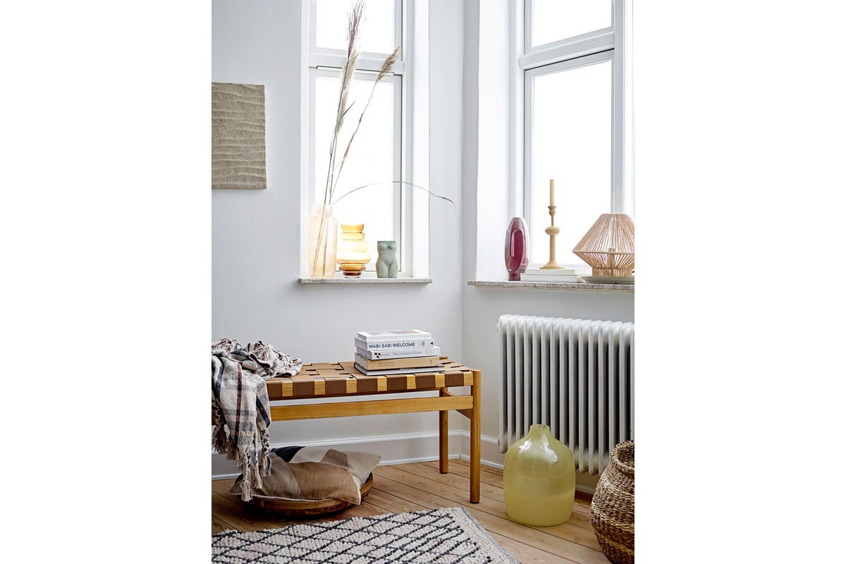 Designvase „Terra Skulpt“ – Vase aus braunem Steingut