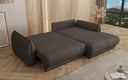 Designer Ecksofa Mojave II Stoff mit Schlaffunktion und Stauraum