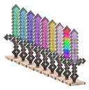 Minecraft LED-Tischlampe Netherite Sword – mit Akku & Farbwechsel