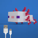 Minecraft LED-Tischlampe Axolotl – mit Akku & USB-C