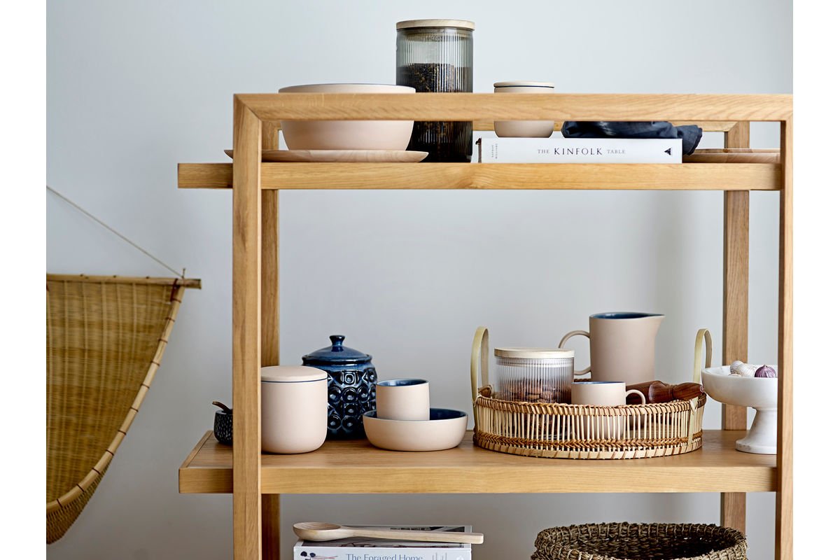 Schüssel Erin - Weißer Marmor mit elegantem Stand