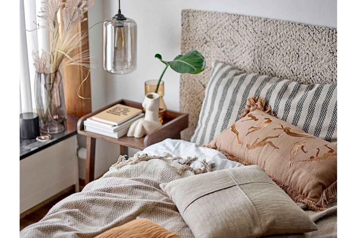 Vase "Facy" - graue Glasvase