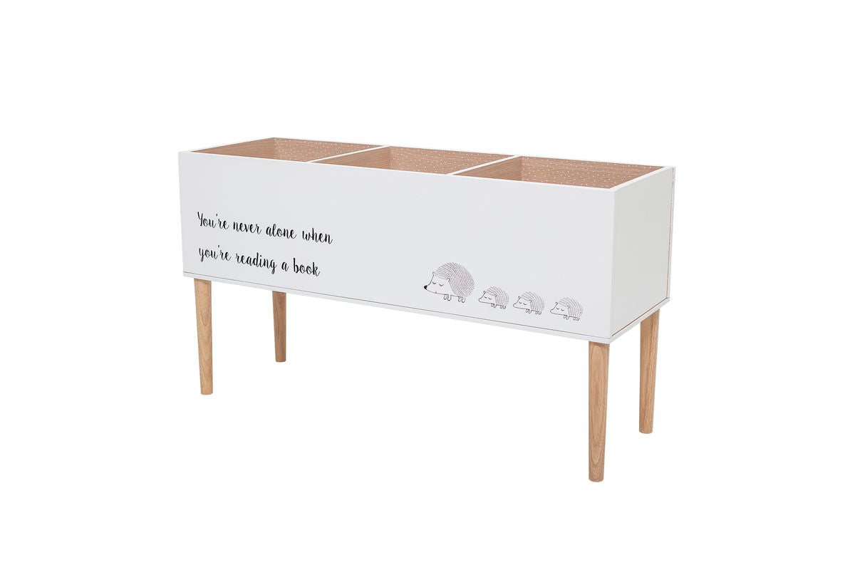 Bücherständer Lio – Weißes Kinderregal aus MDF