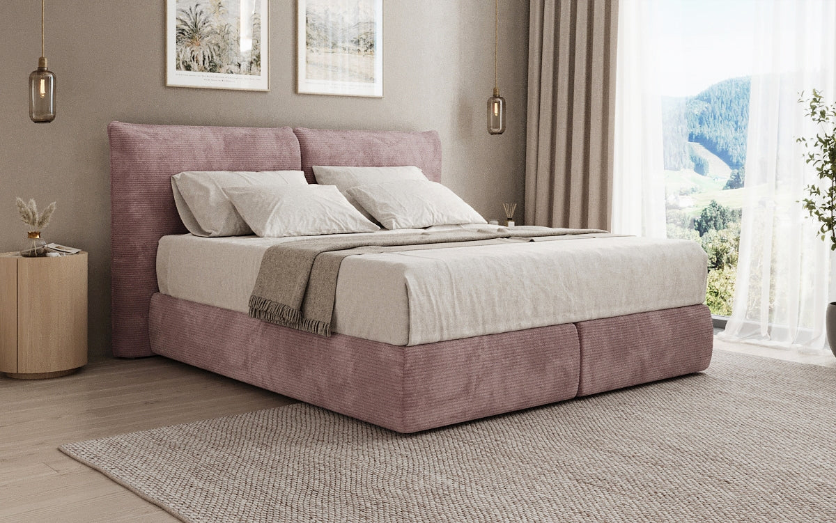 Boxspringbett Pillo in Cord