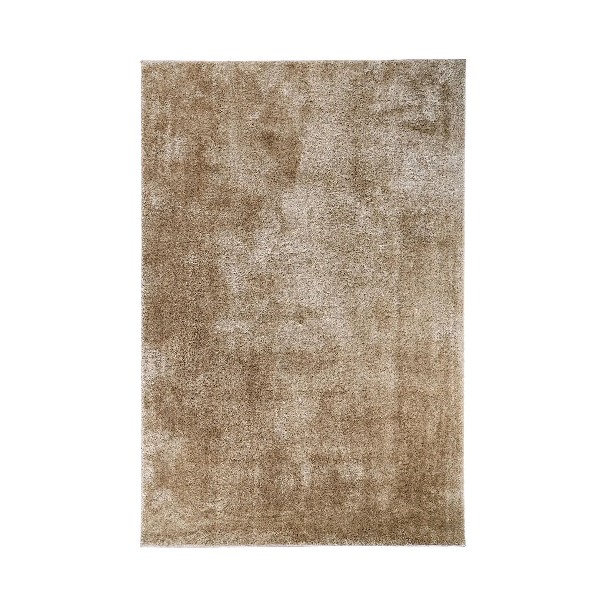 Teppich Velano – Moderner Hochflorteppich in Sand oder Grün, 160x230 cm