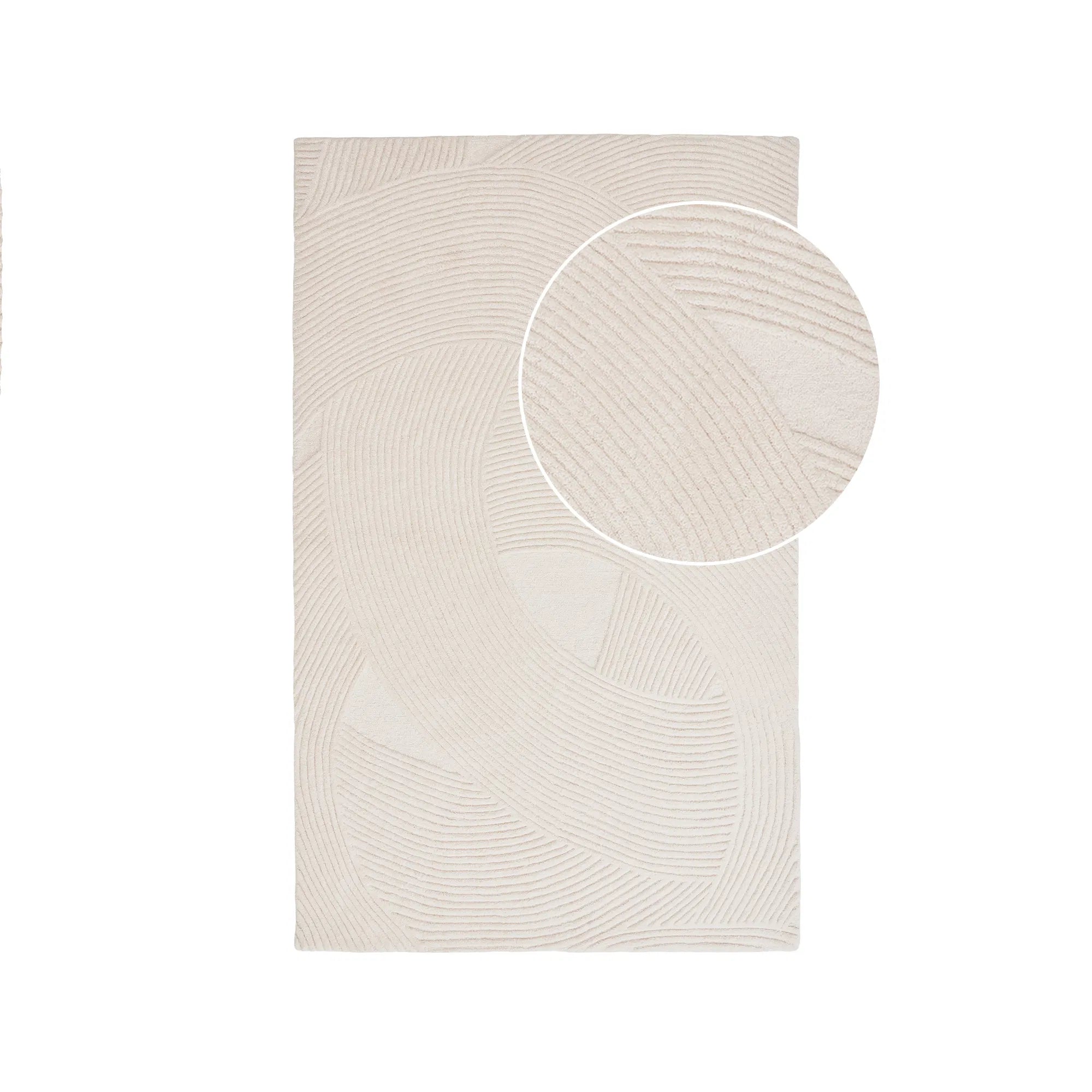 Teppich Arivon  – Handgetuftete Eleganz - 100% Wolle, 160x230 cm