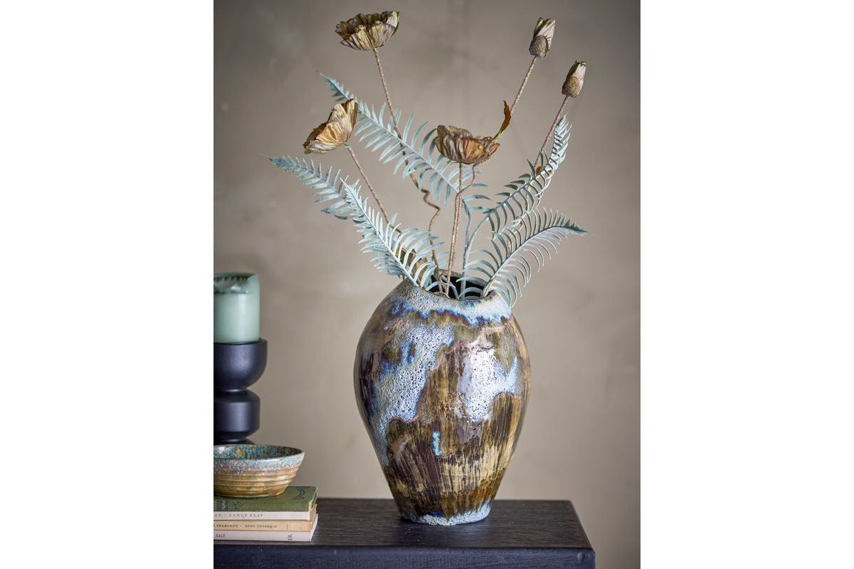 Vase „Bruse“ – handbemaltes Steingut