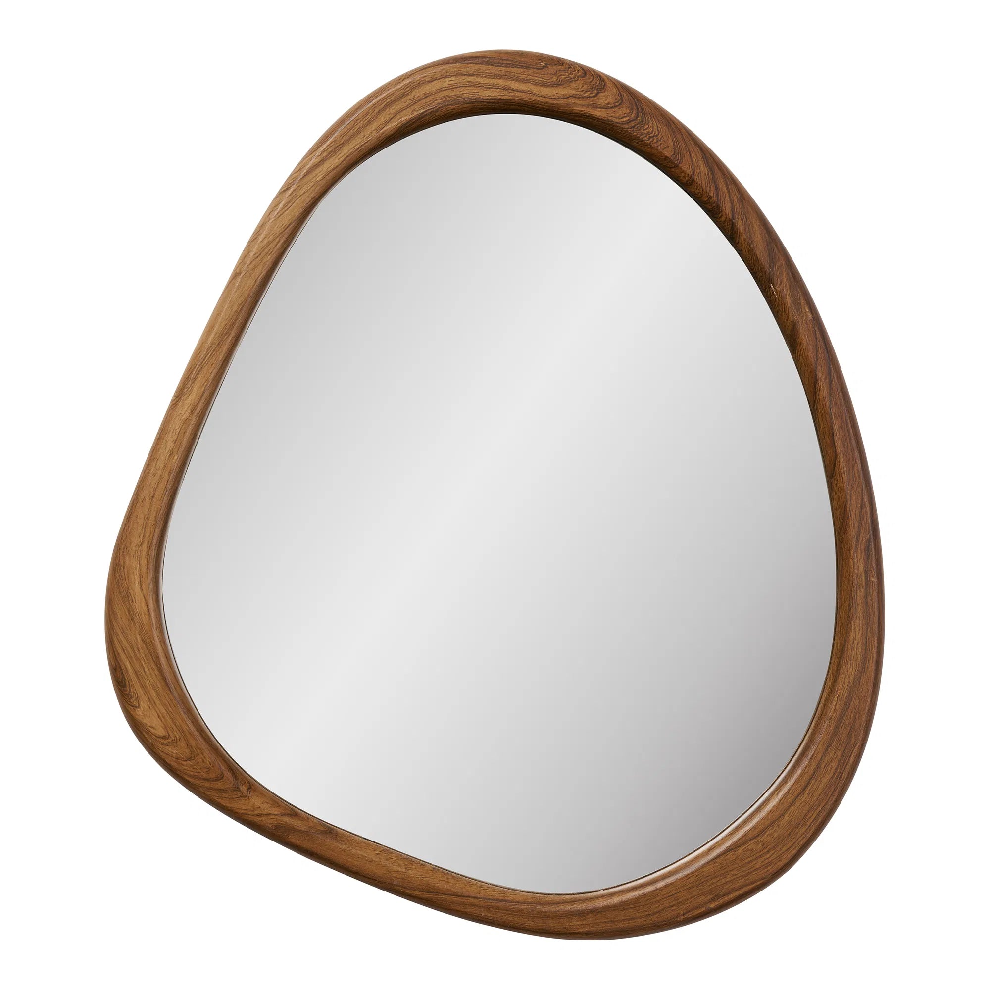 Spiegel Ardano – Organische Form im Holz-Look (44×48 cm)