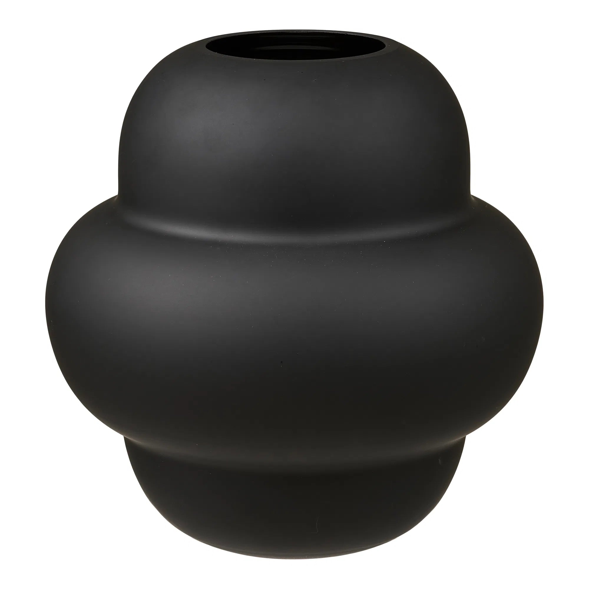 Vase Noir – Glas in skulpturaler Form