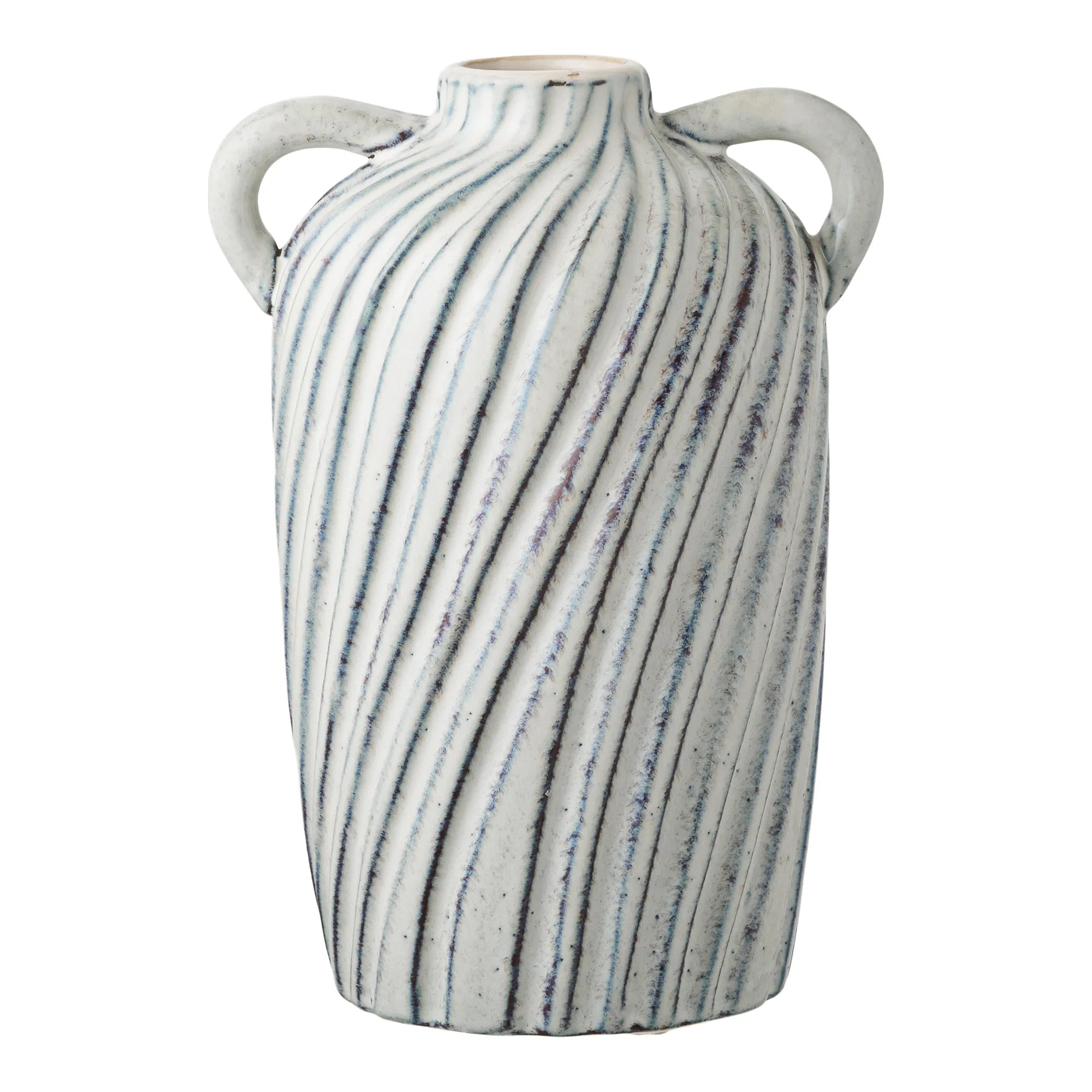 Vase Linea Blu – Keramikvase mit Griffen
