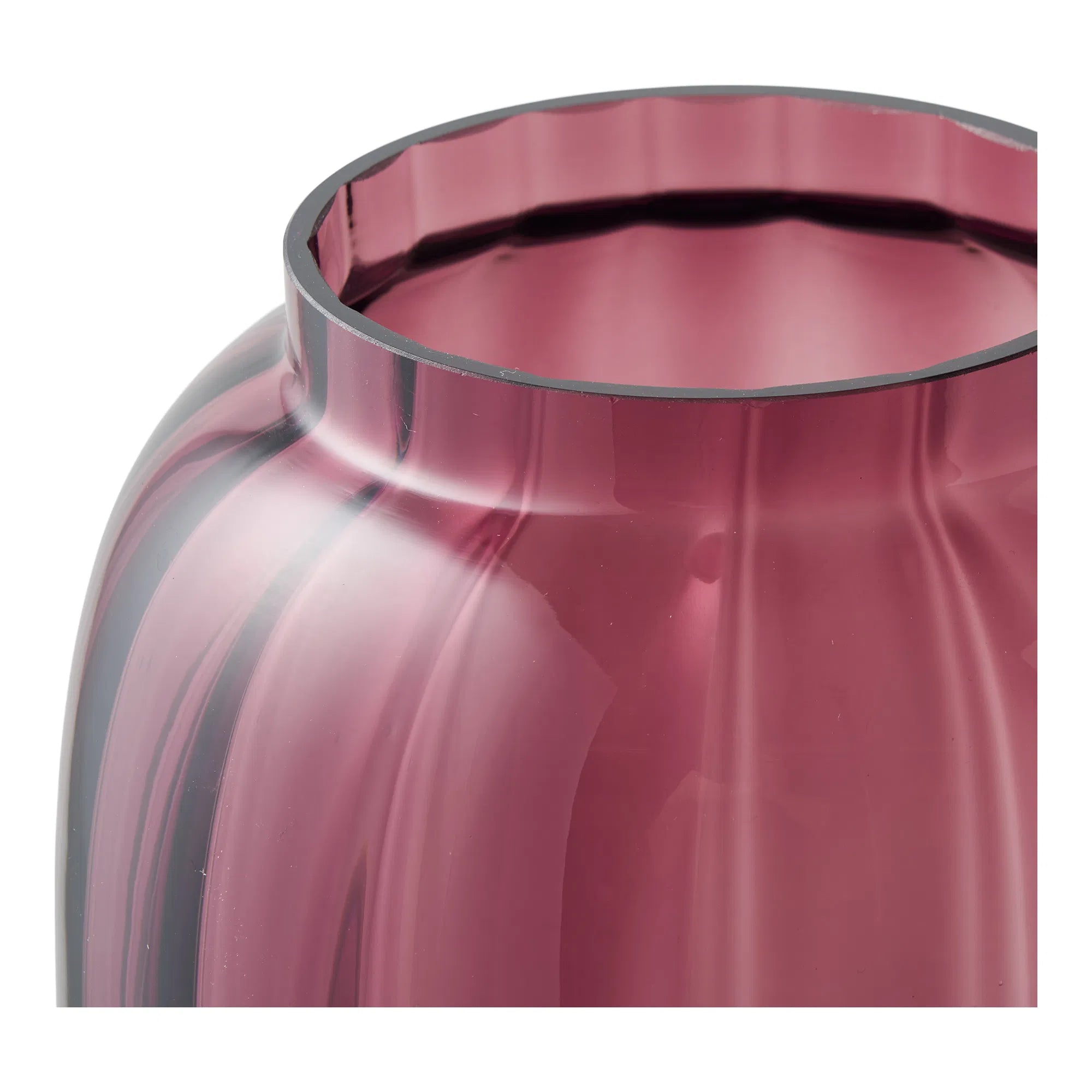 Vase Elvarin - edle Keramikvase in rot