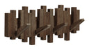 Garderobe Minimalistic - aus dunkelbraunem Eichenholz