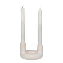 Kerzenhalter Ceramo Duo – Keramik in Beige